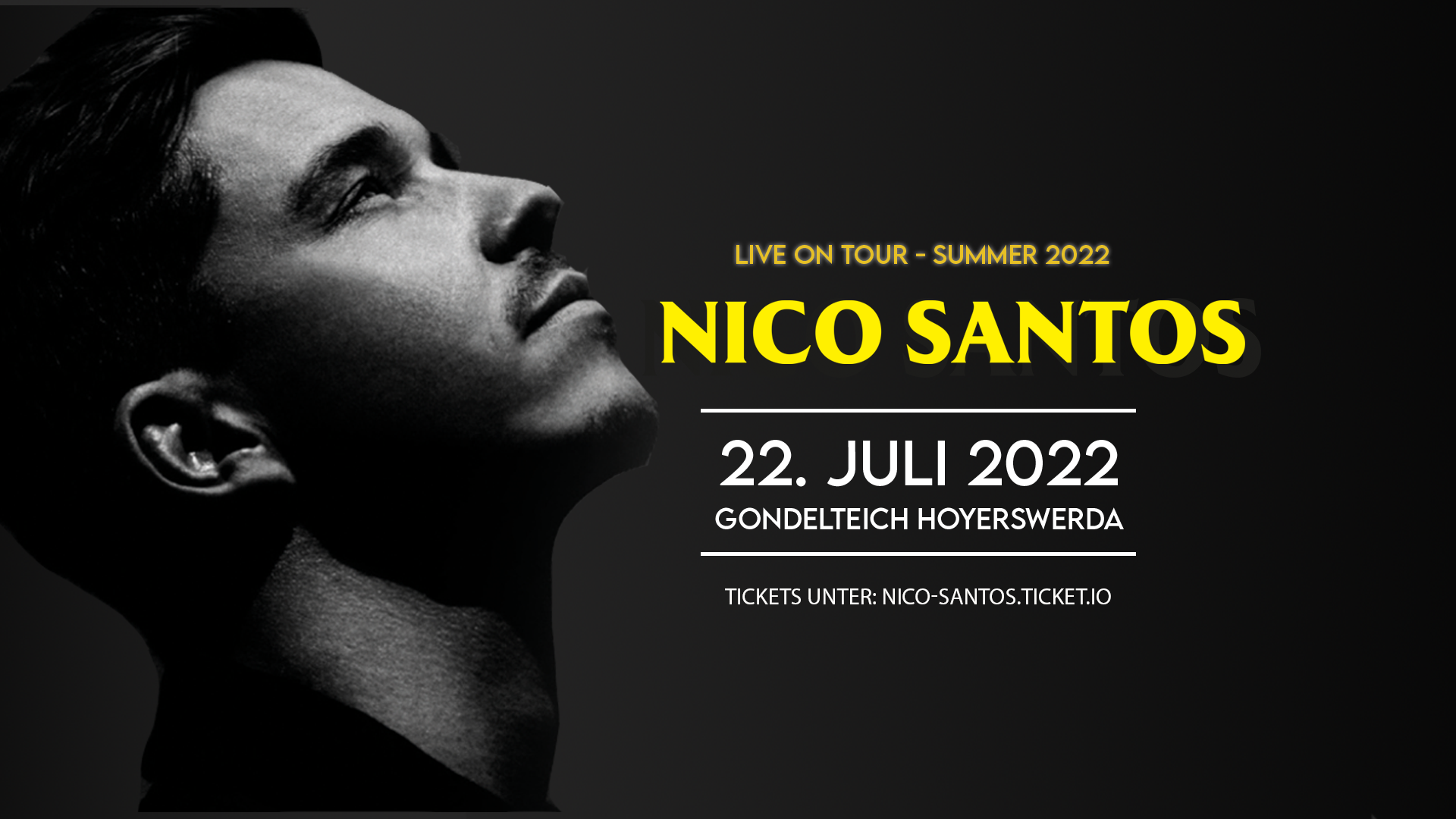 Titelbild Nico Santos Konzert 2022