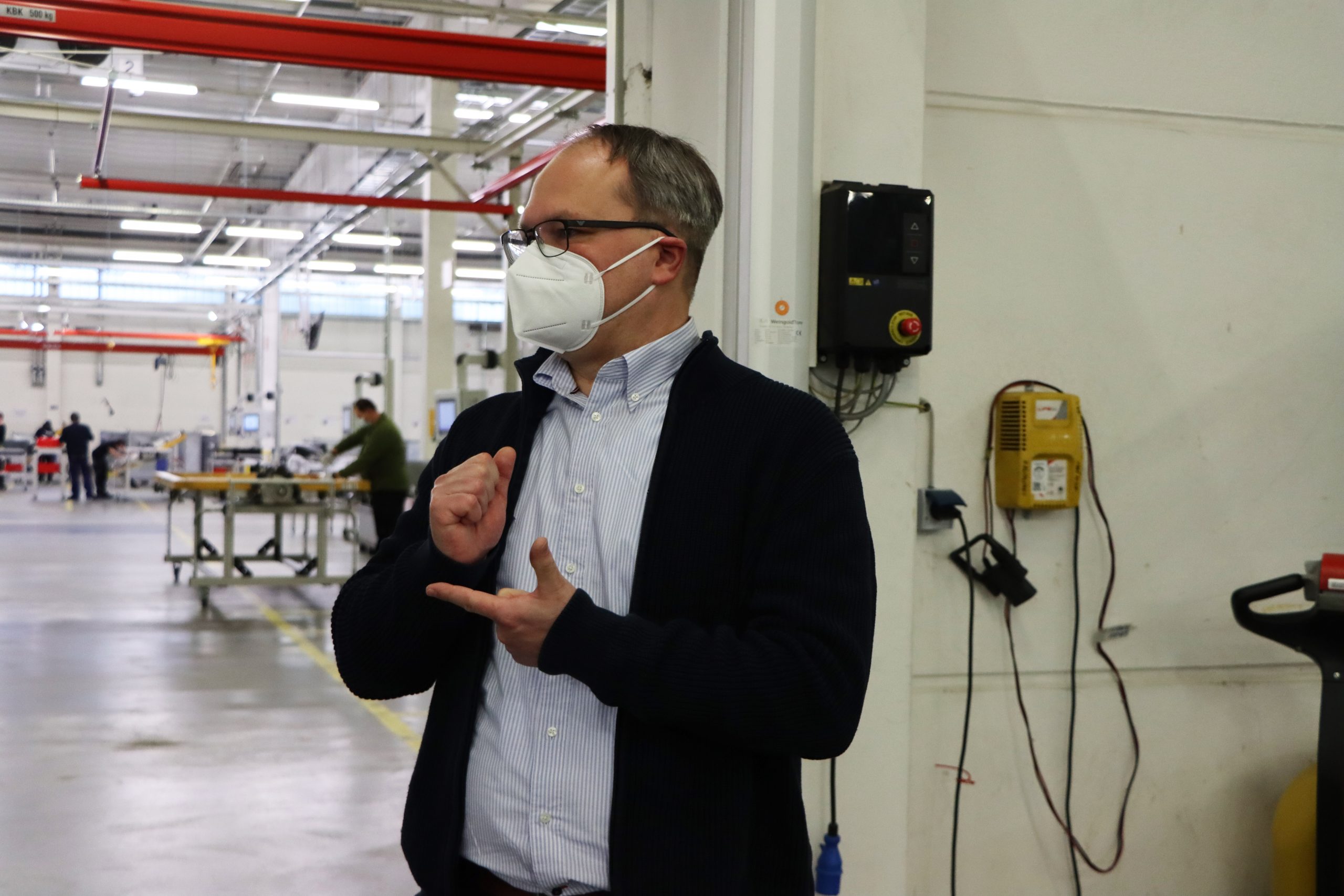 Unternehmensbesuch bei der Leadec FM BV & Co. KG › Hoyerswerda