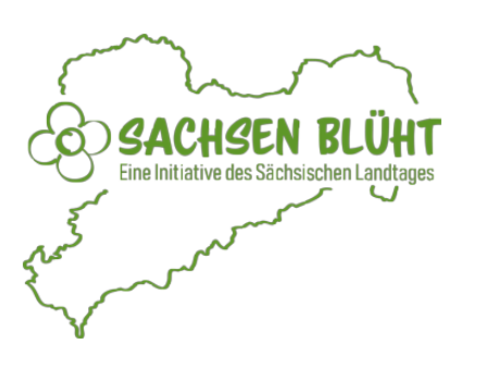 Logo "Sachsen blüht"