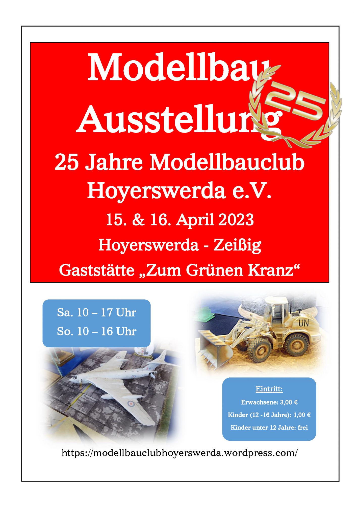 Plakat 19. Modellbauclubausstellung