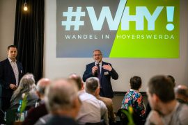 Start der Kampagne WHY, Grußworte von Oberbürgermeister Torsten Ruban-Zeh