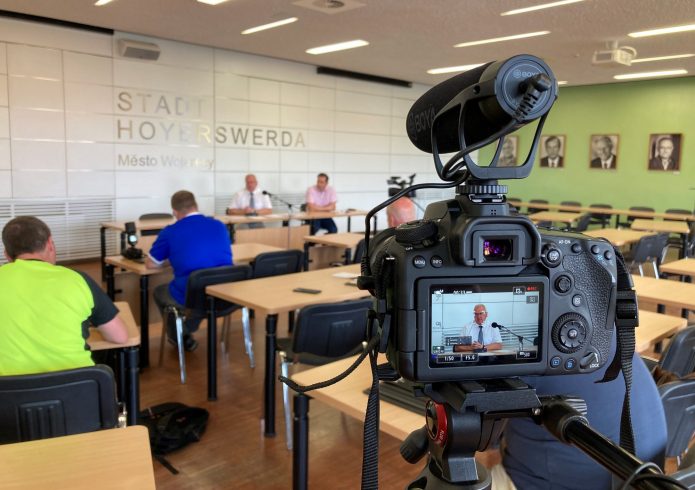 Pressekonferenz vom 15.07.2022 zum Thema "Auflösung Sportbund"