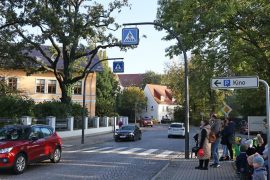 Einweihung Fußgängerüberweg in der Fischerstraße / Straße am Lessinghaus