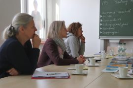 Volkshochschule Hoyerswerda, v.l.n.r.: Karla Kümmig, Julia Uebigau, Anna-Maria Bulang