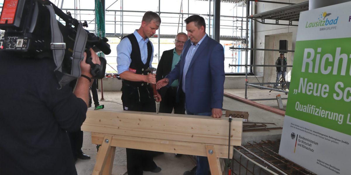 Richtfest Lausitzbad 08.04.2024