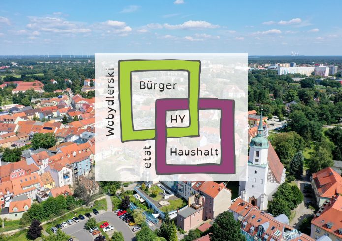 Bürgerhaushalt Hoyerswerda (Luftbild + Logo)