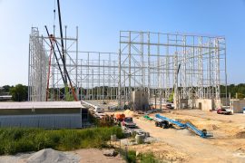 Baustelle des Smart Mobility Lab in Hoyerswerda am 14.08.2025