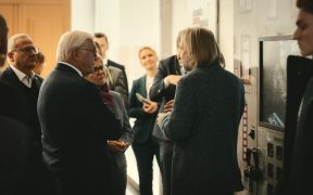 Bundespräsident Frank-Walter Steinmeier zu Besuch in Hoyerswerda