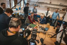 Bundespräsident Frank-Walter Steinmeier zu Besuch in Hoyerswerda