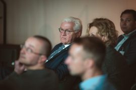 Bundespräsident Frank-Walter Steinmeier zu Besuch in Hoyerswerda