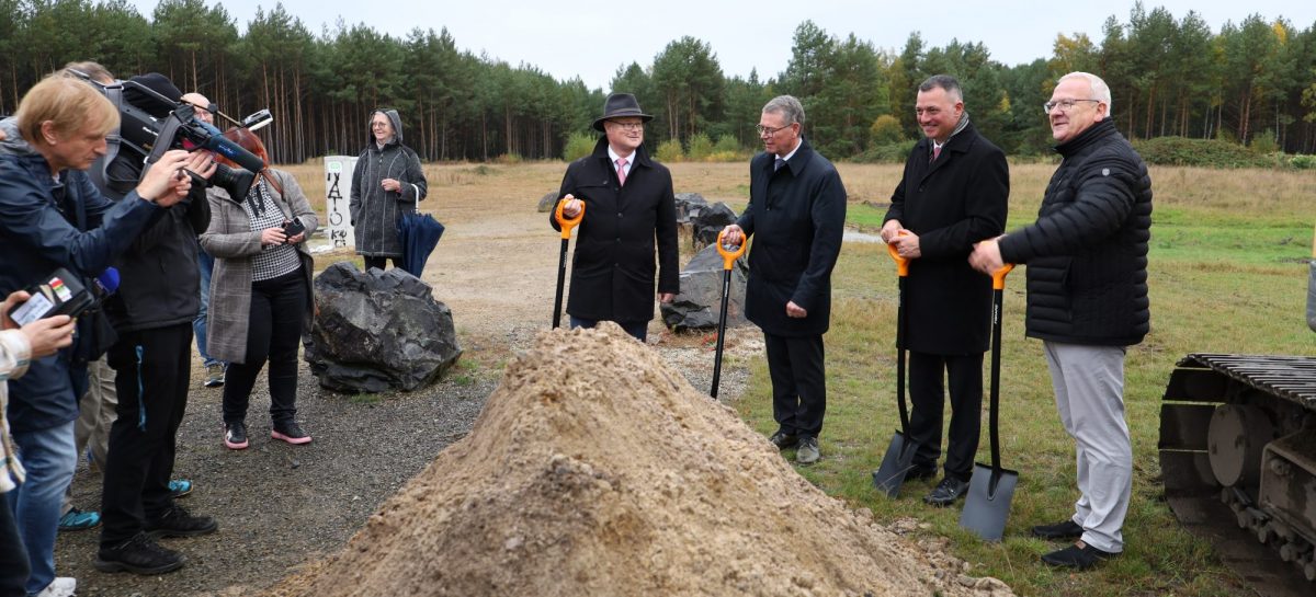 Spatenstich für das Projekt am Scheibe-See 23.10.2025