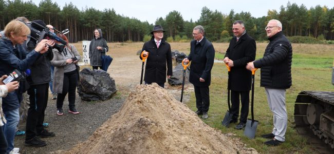 Spatenstich für das Projekt am Scheibe-See 23.10.2025