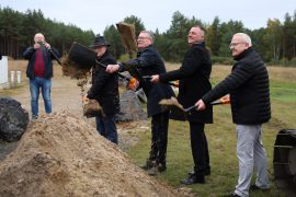 Spatenstich für das Projekt am Scheibe-See 23.10.2025