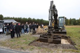 Spatenstich für das Projekt am Scheibe-See 23.10.2025