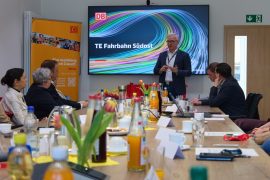 Spatenstich für das Qualifizierungszentrum der Deutschen Bahn in Knappenrode am 17. April 2026