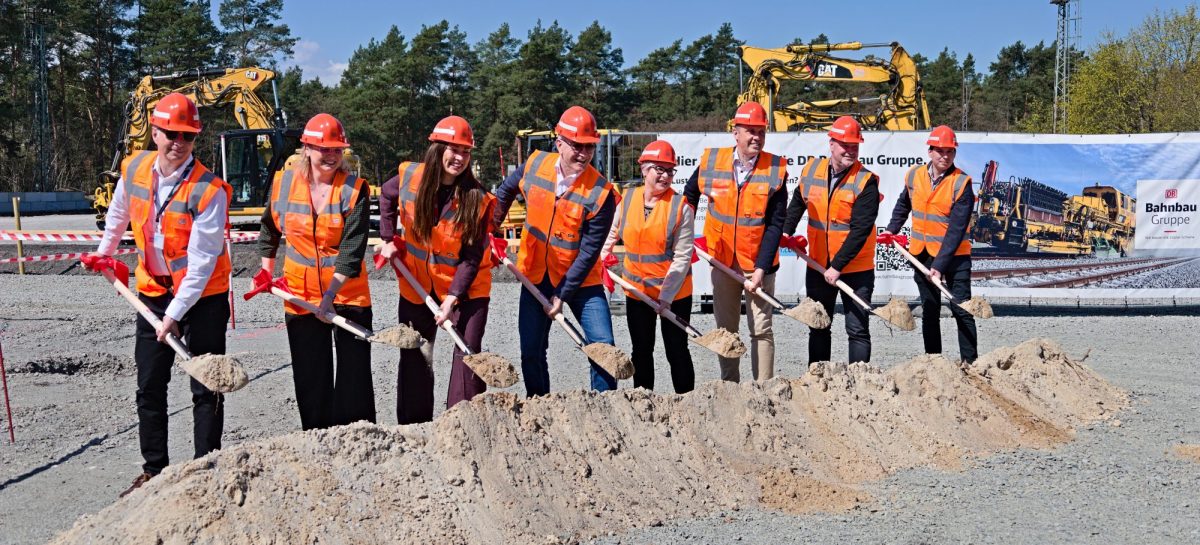 Spatenstich für das Qualifizierungszentrum der Deutschen Bahn in Knappenrode am 17. April 2026