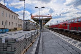 Modernisierung Bahnhof - erster Bauabschnitt fast fertig