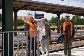 Modernisierung Bahnhof - erster Bauabschnitt fast fertig