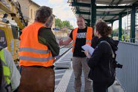 Modernisierung Bahnhof - erster Bauabschnitt fast fertig