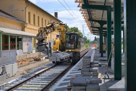 Modernisierung Bahnhof - erster Bauabschnitt fast fertig
