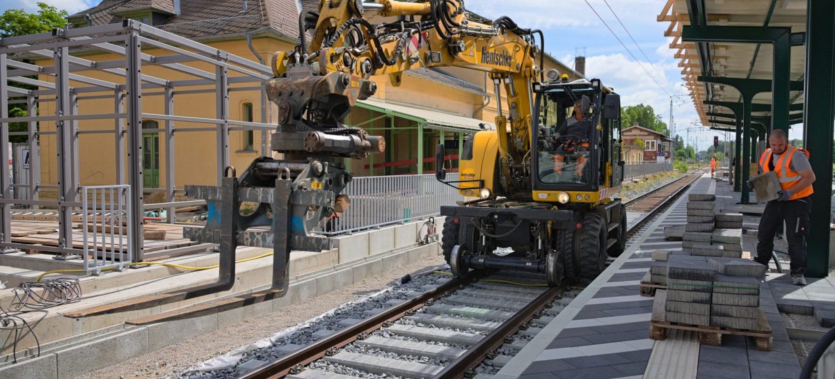 Modernisierung Bahnhof - erster Bauabschnitt fast fertig
