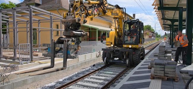 Modernisierung Bahnhof - erster Bauabschnitt fast fertig