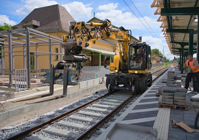 Modernisierung Bahnhof - erster Bauabschnitt fast fertig