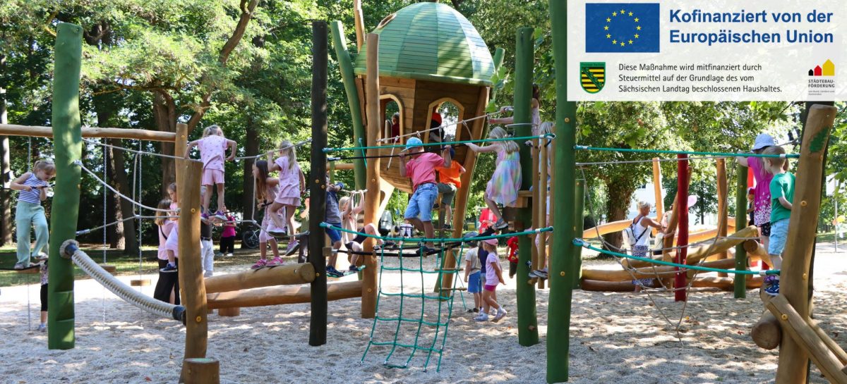Eröffnung Spielplatz Altstadtpark // EFRE-Projekt