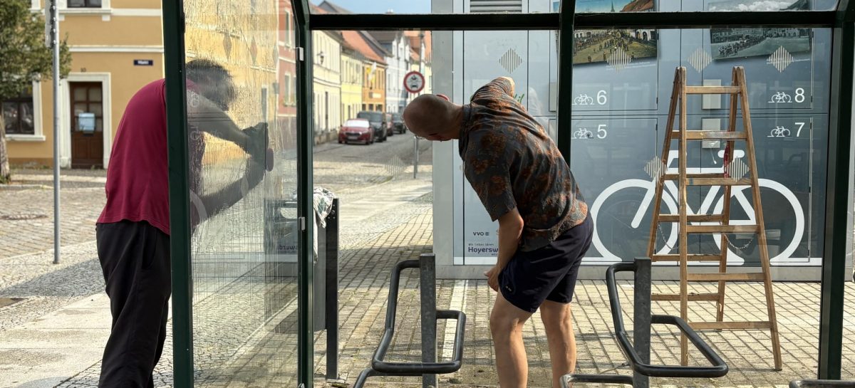 Ehrenamtliche Putzaktion Christian Völker-Kieschnik + Thomas Blochwitz am 29.06.2026