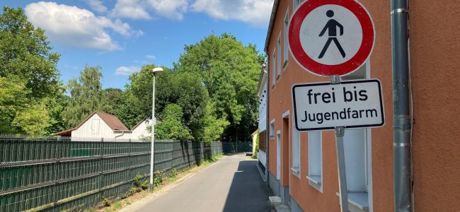 Baustellensperrung Burgplatz Zoo