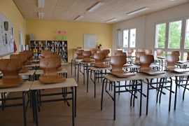 So sieht es im Inneren des modularen Schulgebäudes aus