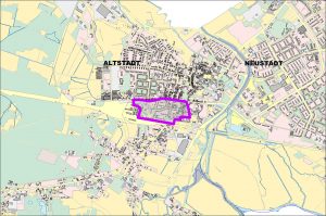 Sanierungsgebiet Bahnhofsvorstadt Uebersichtskarte