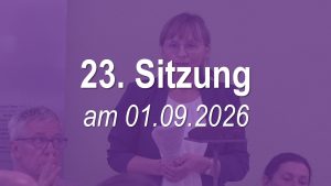 23. Sitzung des Stadtrates am 01.09.2026
